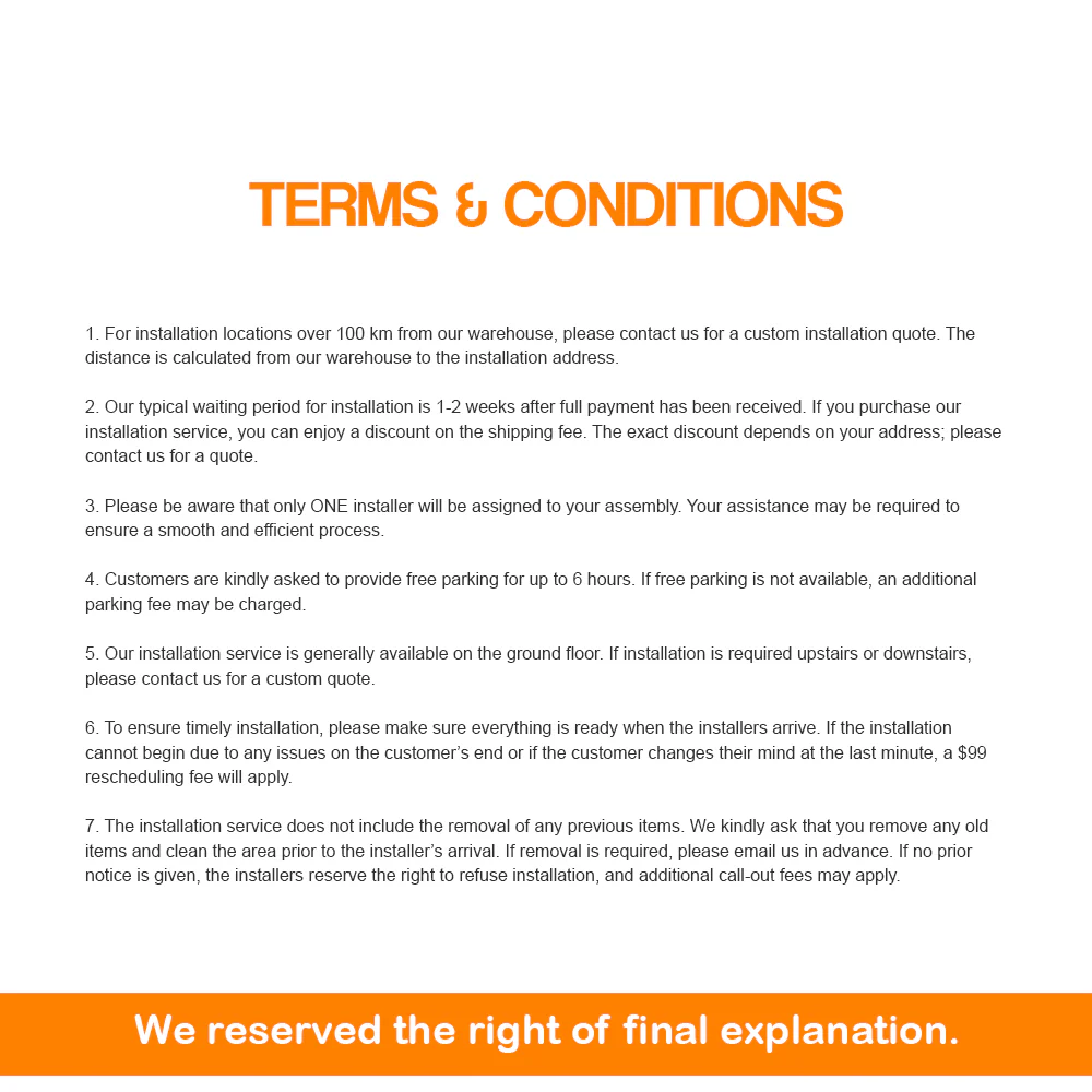 Installation Service For : LVA-YG16-WH - Image 5